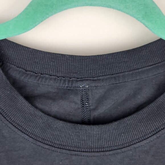 Lululemon All Yours Crop Short Sleeve Tee Black sz 6? - Picture 7 of 7